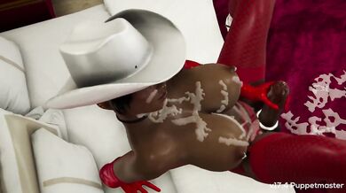 Beautiful Cowgirl Futa Loves Herself, Dildo, And You (Brittany Home Alone)