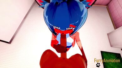 BNA Hentai - Michiru Yiff at Toilet 2/3