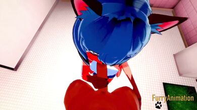 BNA Hentai - Michiru Yiff at Toilet 2/3