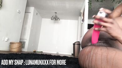 Luna dildo squirt : add my new snap