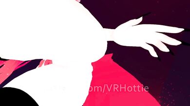 Red Head Neko in Black Booty Shorts Strips Down Thigh High Hentai Choker Tail Play POV Lap Dance