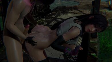 POV - Crazy fuck Tifa's big ass