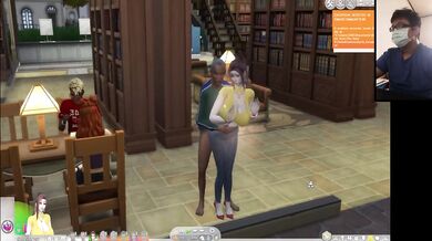 The Sims 4: Hot sex in the library with the eldest
