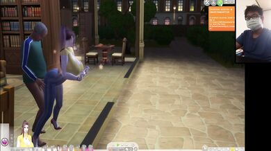 The Sims 4: Hot sex in the library with the eldest