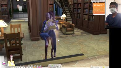 The Sims 4: Hot sex in the library with the eldest