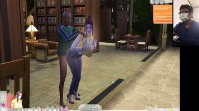 The Sims 4: Hot sex in the library with the eldest