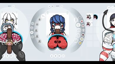Fapwall [Rule 34 Hentai game] Miracolous ladybug huge black cocks DP