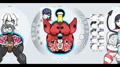 Fapwall [Rule 34 Hentai game] Miracolous ladybug huge black cocks DP
