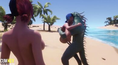 Two Sexy Girls Mating With Monster | Big Cock Monster | 3D Porn Wild Life