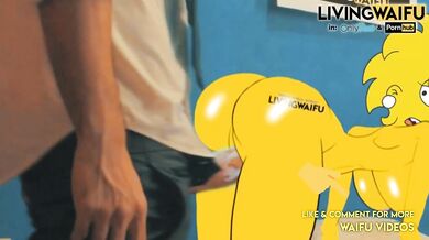 ADULT LISA SIMPSON PRESIDENT - 2D Cartoon Real Waifu #1 DOGGYSTYLE Big ANIMATION Ass Booty Cosplay