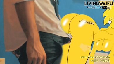 ADULT LISA SIMPSON PRESIDENT - 2D Cartoon Real Waifu #1 DOGGYSTYLE Big ANIMATION Ass Booty Cosplay