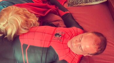 Granny Supergirl Sucks Spiderman