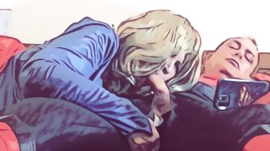 Granny Supergirl Sucks Spiderman