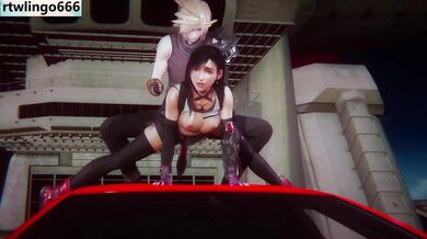 Tifa intense sex on the car roof - exclusive production