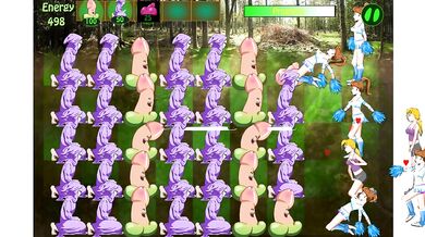 pornospil [Plants vs Nymphos] Cheerleaders Blowjob [Gameplay]