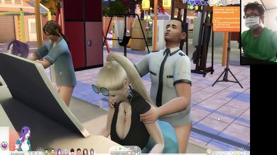 The Sims 4:6 people playing the piano for sex