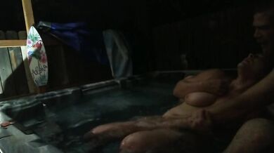 Deep Fucking BBW in Hot Tub pt.2 - Finger Fucking with Multiple Massive Body Rocking Orgasms