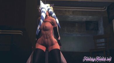 Star Wars Hentai - Ahsoka is fucked and cums in her pussy