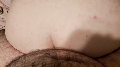 Condom removed sexy bbw creampie