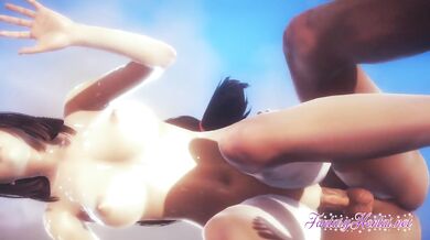 Final Fantasy IX - Garnet fucked in her garden and cum inside her