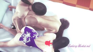 One Piece Hentai - Threesome Boa Hancock & Nico Robin