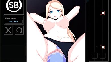 CodeSamus SpaceIntel [Hentai mini-game] anal and facial on Samus face in metroid sex parody