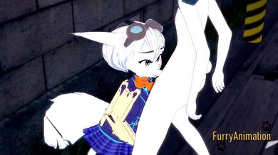 Ratchet & Clank Pokemon Hentai - Lombax Rift having sex with Cinderace
