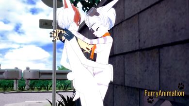 Ratchet & Clank Pokemon Hentai - Lombax Rift having sex with Cinderace