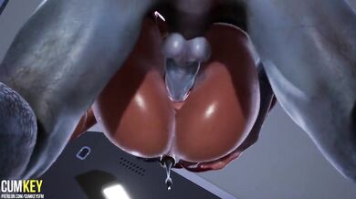 Two Sluts Babes Fuck with Monster | 3D Porn Hentai | Fallen Doll