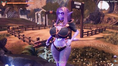 Breeders of Nephelym [Hentai 3D game] Ep.1 a plant monster girl sucked my huge cowgirl tits