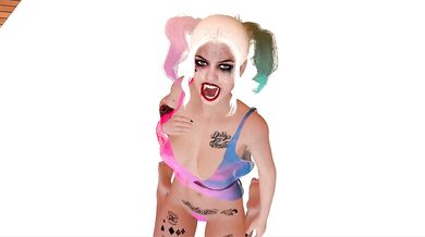 Cum on Harley Quinn Face JOI Encouragement
