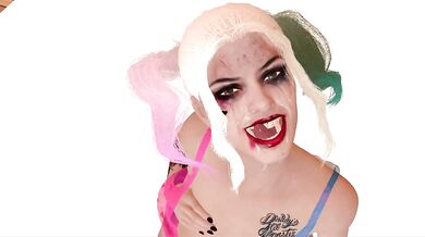 Cum on Harley Quinn Face JOI Encouragement