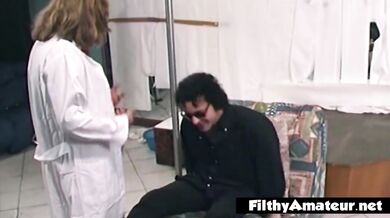 The doctor knows how to make your cock stand up
