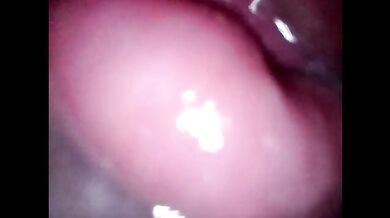 inside my cum filled pussy