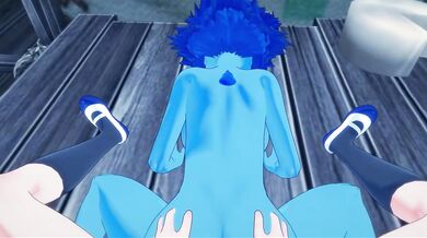 Steven Universe Hentai - Lapis Lazuli gets fucked from your POV, cum on her stomach.