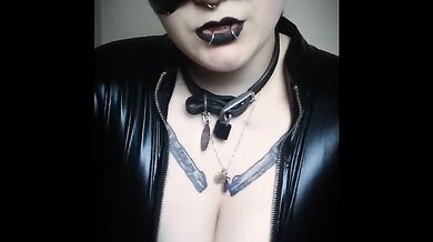Chubby cat woman steals your cum and your money