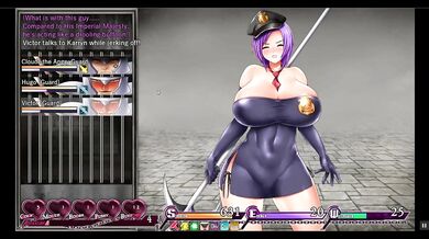 Karryn's Prison [RPG Hentai game] Ep.6 The chief is wanking two horny guards in the prison