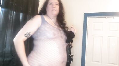 Emberlyn tries on lingerie