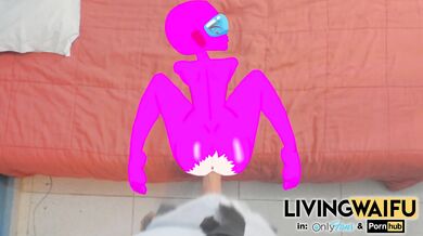 AMONG US anime 2D REAL WORLD waifu version hentai sex parody #1 masturbation & doggystyle big ass