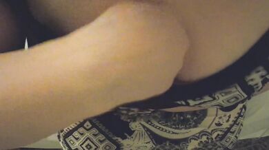 BUSTY GIRL TOUCHES HER BIG TITS AND FILLS THEM WITH SALIVA, MAKING YOU PREGNANT TO CUM ON HER