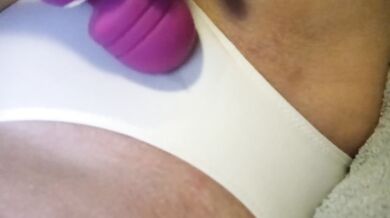 Teens squirting orgasms straight through her panties while vibrating pussy and clit!