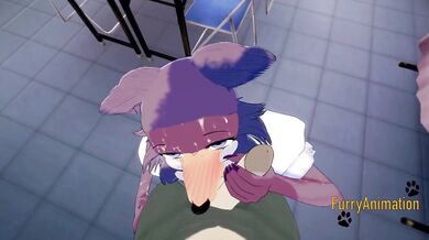 Beastars Hentai - POV Juno Yiff at theater club 2/3