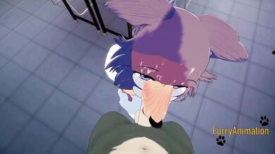 Beastars Hentai - POV Juno Yiff at theater club 2/3