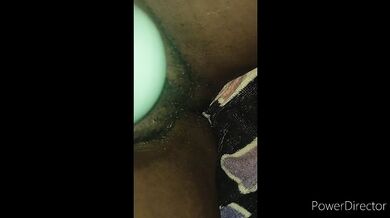 Masturbating in the dark alley while in the car