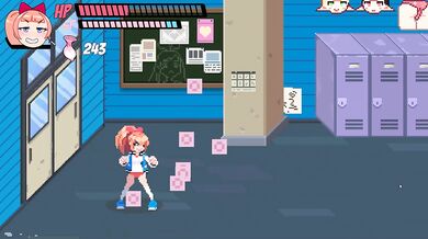 Lewd City Girls [Hentai pixel game] mixed sex facial blowjob while face siting