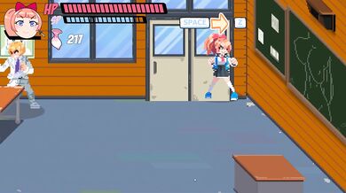 Lewd City Girls [Hentai pixel game] mixed sex facial blowjob while face siting