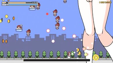 PunitDot [Hentai pixel game] Ep1 save japan from kawai giant girl with huge boobs !