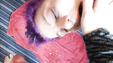Rough Throat Fuck Upside Down Throat Camera Perspective POV