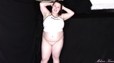 Melonie Kares tries on three Panties 2