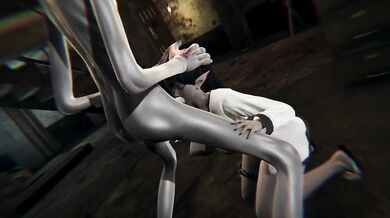 SCP-096 breach containment to fuck busty girl | 3D |